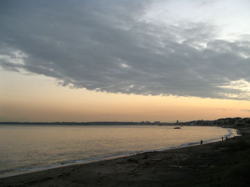 夕日